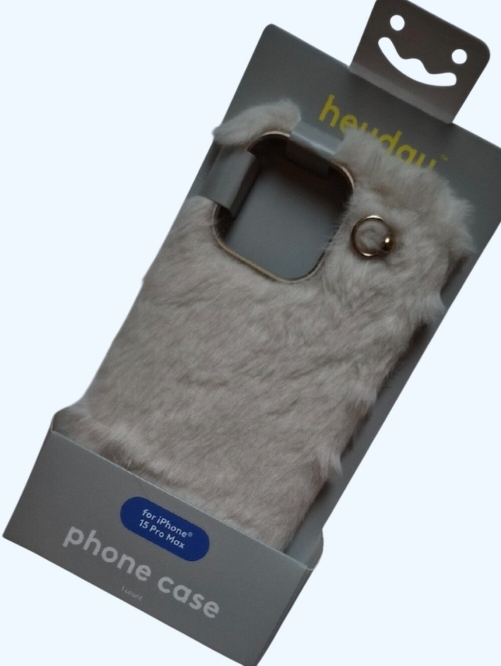 Heyday Cream Faux Fur iPhone 15 Pro Max Phone Case